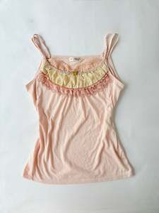 Tops: 00’s Axes baby pink cami | Size medium