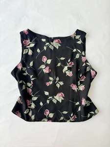 Tops: 90’s Katie’s floral tank | Size 14