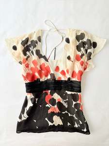 Tops: 00’s Monsoon silk top | Size 10