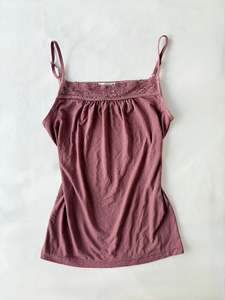 Tops: 00’s Mauve Cinema Club cami | Size 12