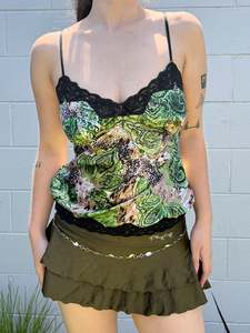 Staff Picks: 00’s Baby Phat lace trim cami | Size 12