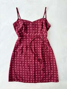 00’s Floral tie mini dress | Size 10