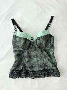 Sale: 00’s Teal lace corset | Size 12C