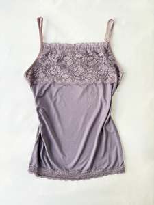 00’s Purple lace cami | Size large