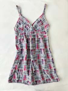 00’s Faded Glory patchwork mini dress | Size 12
