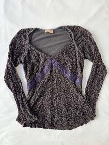 00’s Lace purple fairycore top | Size 12