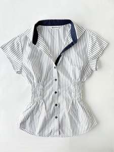 Cinched Shirts: 00’s Brick House cinched shirt | Size 10
