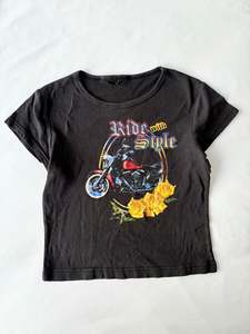 Sale: 00’s Ride with style baby tee | Size large