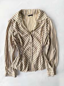 00’s Long sleeve cinched shirt | Size 8