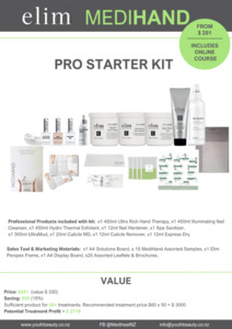 Products: Elim MediHand PRO Starter Kit