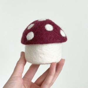 Gift: Felt Toadstool Trinket Boxes