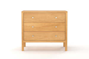 Andes Range: Andes 3-Drawer Lowboy - Pine