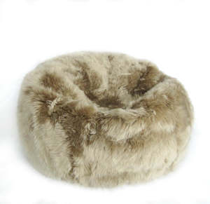Bean Bags: NZ Long Wool Sheepskin Bean Bag