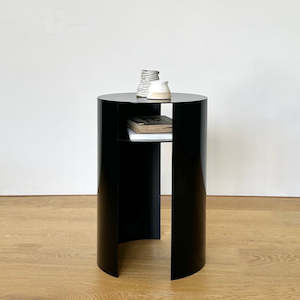 Stainless Steel: Waipuna Side Table - Stainless Steel
