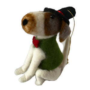 Christmas Felted Animal Decoration
