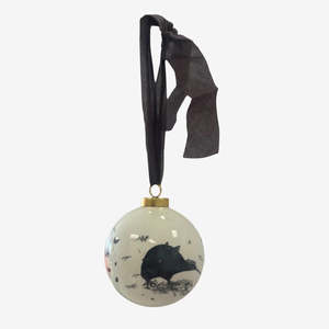 Aotearoa Native Bird Ceramic Bauble