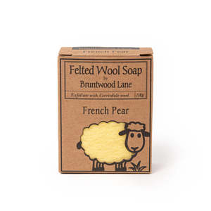 Felted Wool Soap - French Pear