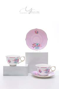 Sets For Two: Secret Garden Teacups & Saucers Sets for Two