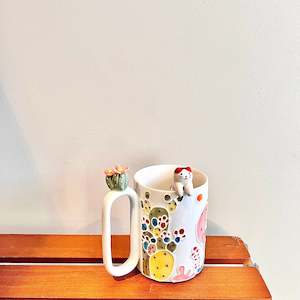 Creatives: Handmade Cactus Mug with Cat Spoon