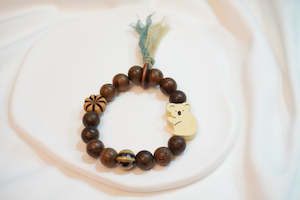 Wooden Koala & Ceramic Bracelet