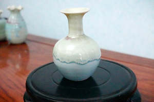 Vases: Cute mini unique glazed vases