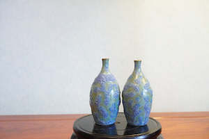 Cute mini unique bubble glazed vases