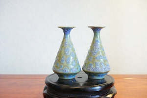 Cute mini unique bubble glazed vases