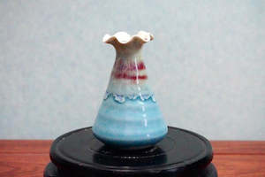 Cute mini unique glazed vases