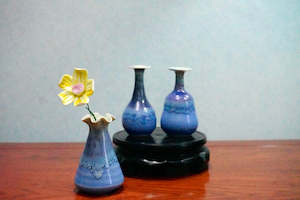 Cute mini unique glazed vases