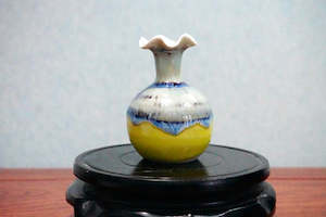Cute mini unique glazed vases