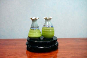 Cute mini unique glazed vases