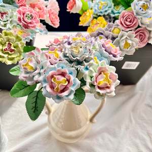 Creatives: Handmade Ceramic Peony: Elegant Flower Arrangement, Lasting Decor