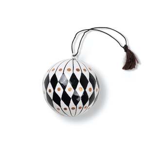 N O R D S T J E R N E: Paper Maché Bauble | Harlekin