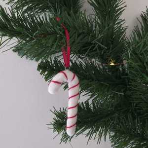 H O M E G R O W N: Felt Candy Cane Decoration