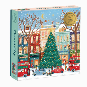 Christmas Foil Puzzle 500pc | Tinsel City