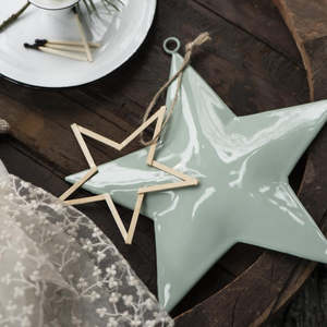 L A S T C H A N C E: Hanging Star | Large | Sage