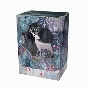 Advent: Festive Pop Up |  Silver Stag | Diorama