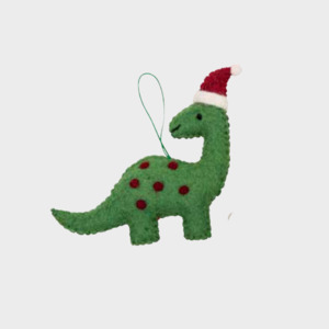 D E C O R A T I O N S: Felt Decoration | Dinosaur | Green