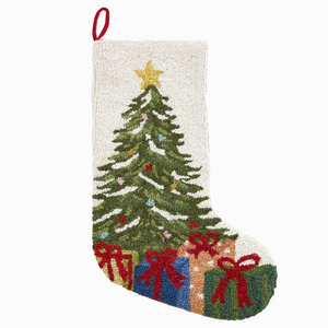 Stockings: Christmas Stocking | Hook & Loop | Christmas Tree