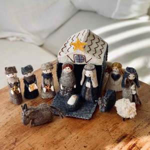 Felt Nativity Scene | Natural