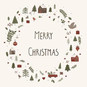 Dining: Paper Napkin | Merry Christmas | 20pk