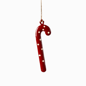 Maileg | Metal Ornament | Candy Cane Dot