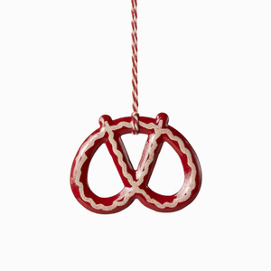 Maileg | Metal Ornament | Pretzel Stripe