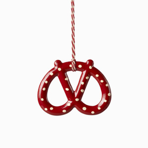 New: Maileg | Metal Ornament | Pretzel Dot