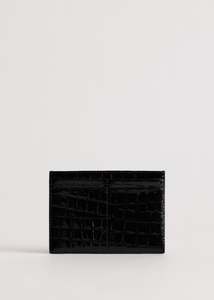 Youhan Cardholder / Black Croc