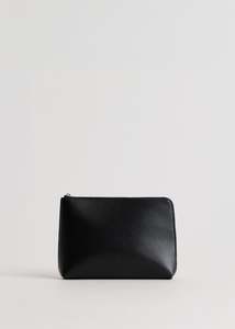 Emily: Emily Pouch / Black Lambksin