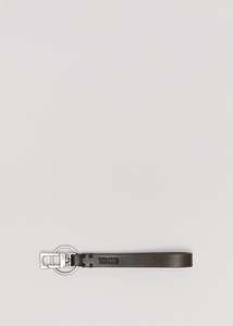 Key Fob / Black Olive Lambskin