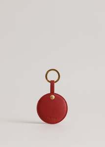 Circle Pouch / Lobster Red Lambskin
