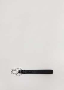 Key Fob / Black Deer Nappa