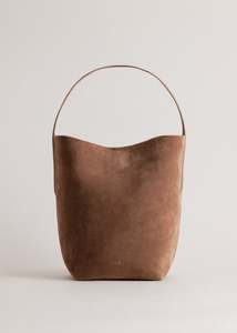 Teresa Tote / Sand Stone Suede